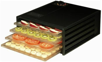 Picture of *Discounted demo model* Excalibur Dehydrator 4 Tray Mini, no timer, Black