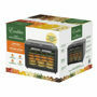 Excalibur digital dehydrator packaging with images of dried fruits and vegetables on a white background